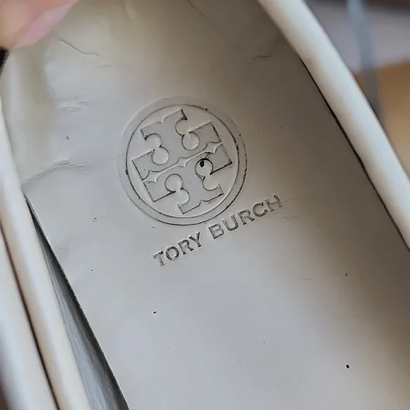 Tory Burch Cream Slide on Loafers Wome's Size 8 - Picture 10 of 13